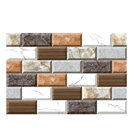 24 Pcs Waterproof 3D Brick Wall Stickers