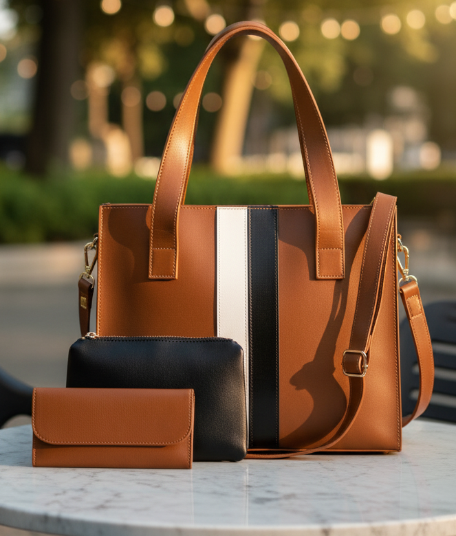 BAKU 3PC Shoulder Bag Set