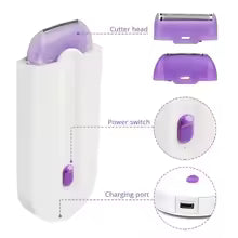 2-in-1 Women Painless Epilator