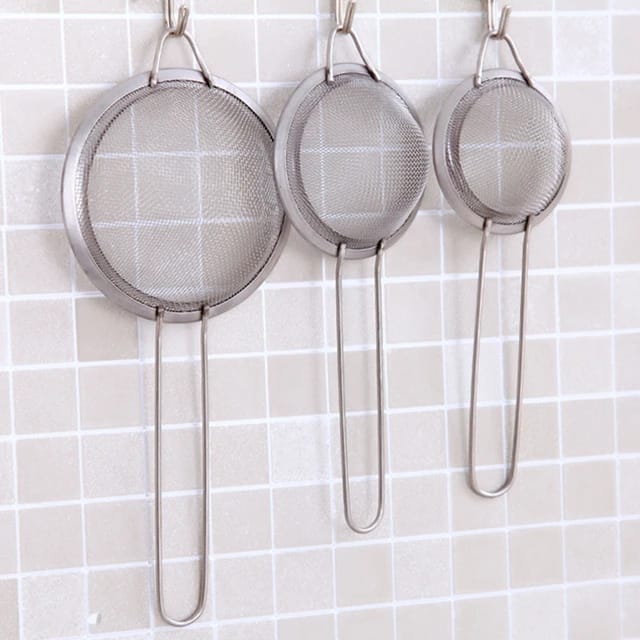 3pcs Stainless Steel Strainer Set
