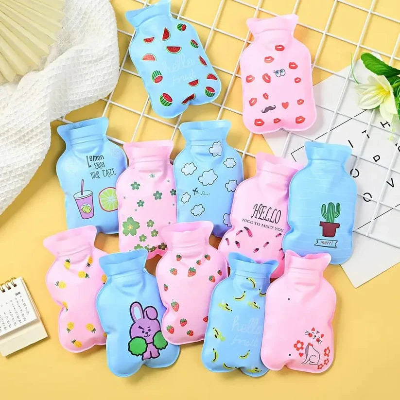 1 pc Portable Cute Hot & Cold Water Bottle