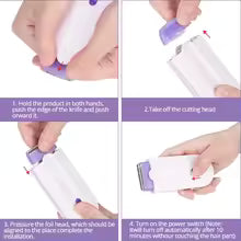 2-in-1 Women Painless Epilator