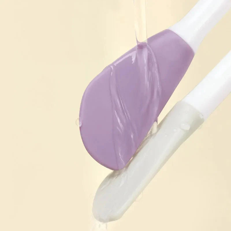 1PC Double Head Silicone Facial Mask Brush