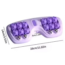 Double Foot Massage Roller | Pain Relief & Relaxation Tool for Athletes