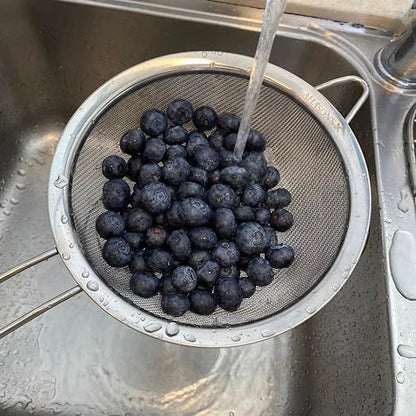 3pcs Stainless Steel Strainer Set