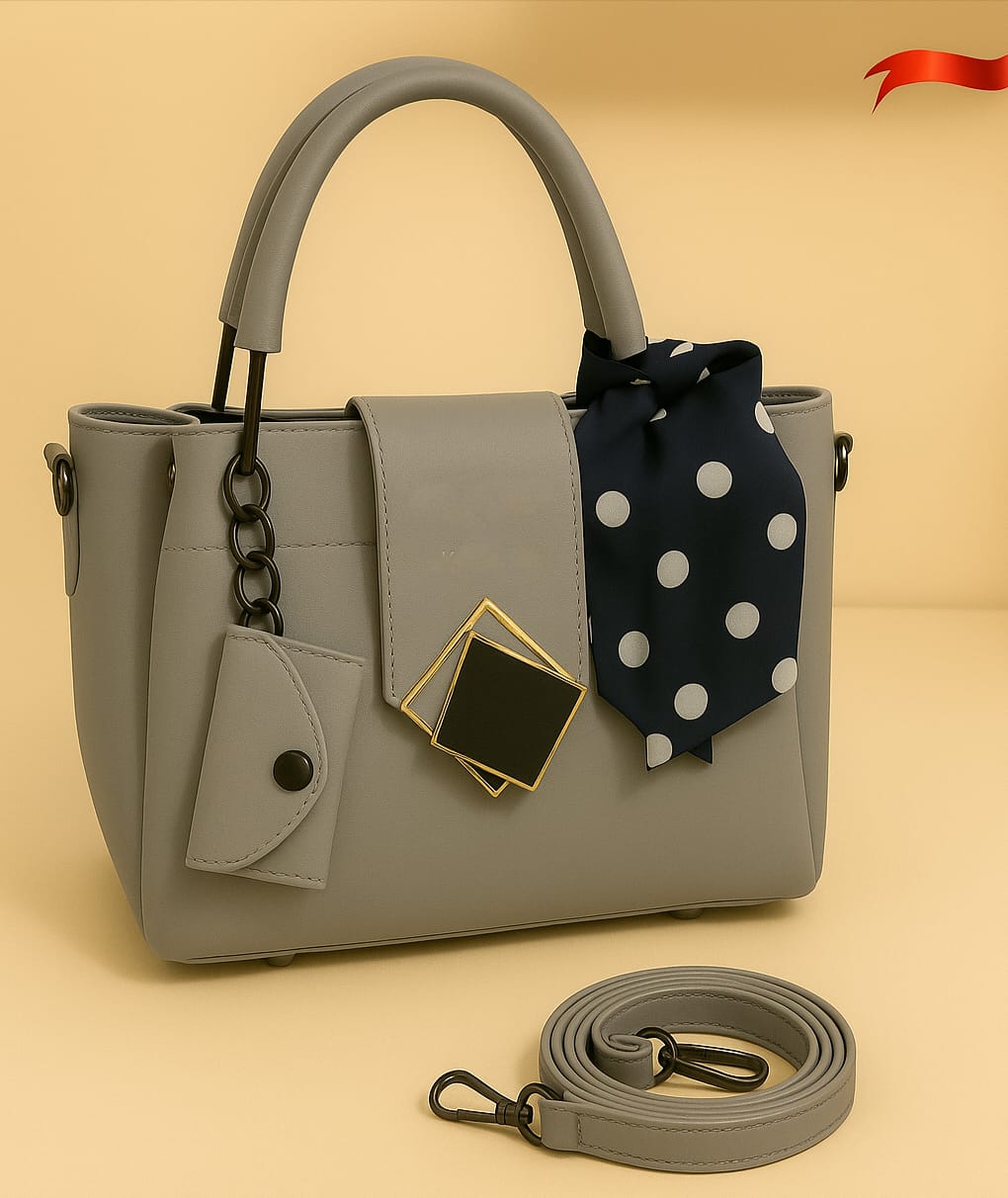 Stylish Synthetic Leather Shoulder Bag-HS002