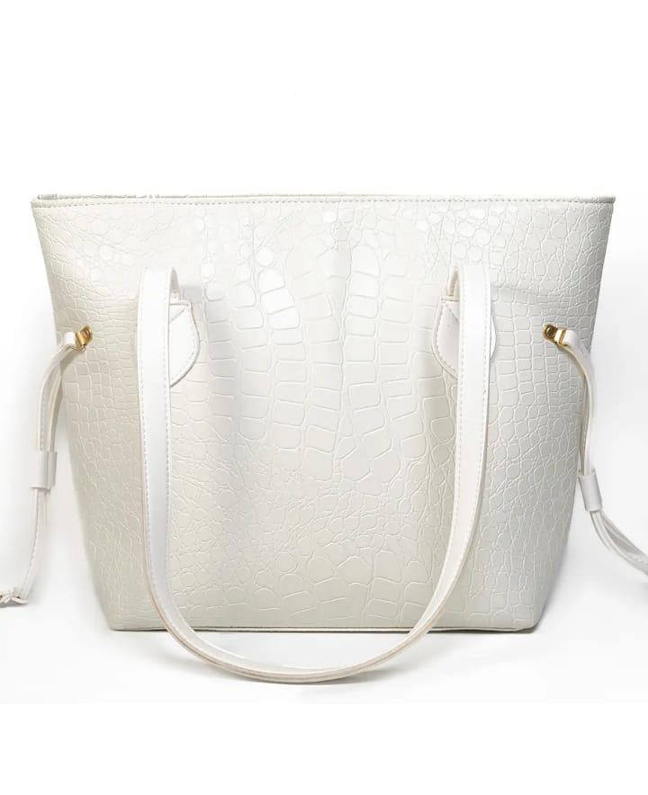 Premium Croco Leather Tote Bag