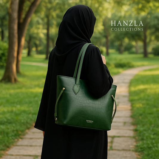 Premium Croco Leather Tote Bag