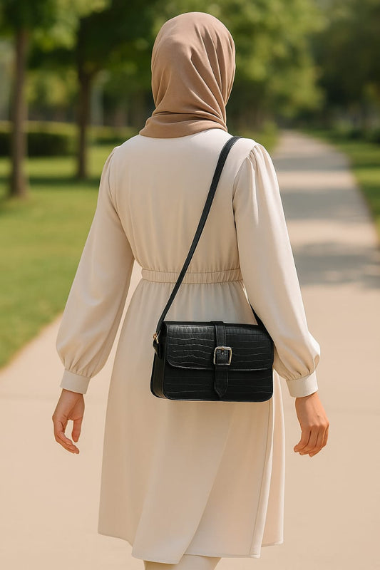 Premium Croco Leather Tote Bag