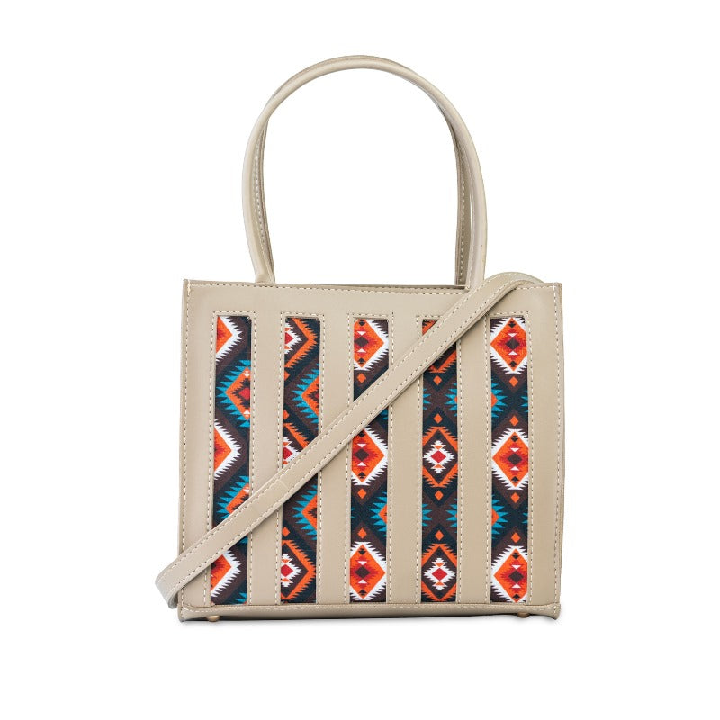 Strips Jail Design Shoulder Bag