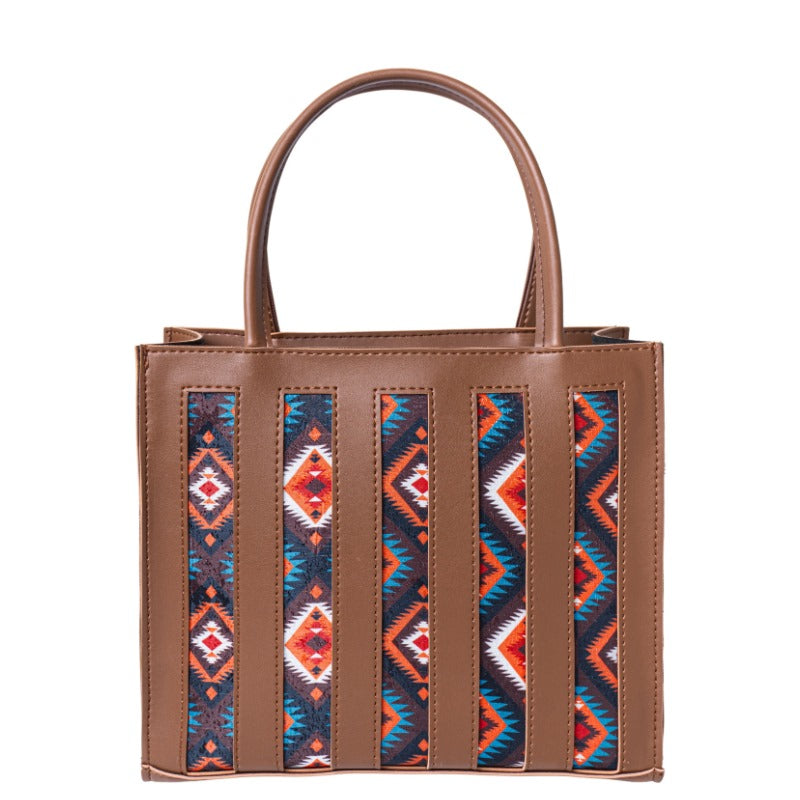 Strips Jail Design Shoulder Bag