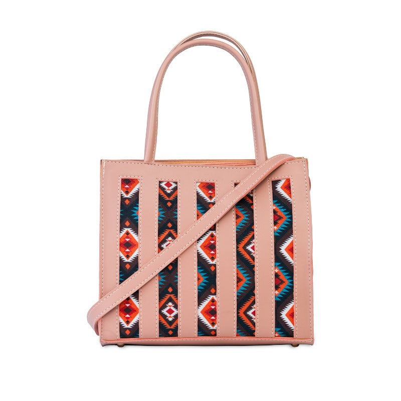 Strips Jail Design Shoulder Bag